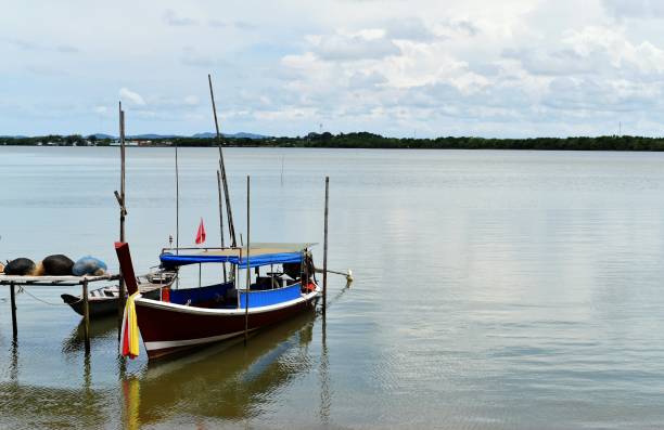 istock boats parked at the pier in relax time for background 834910948