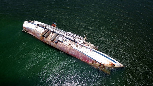 Boat crashes Boat crashes fishing boat sinking stock pictures, royalty-free photos & images