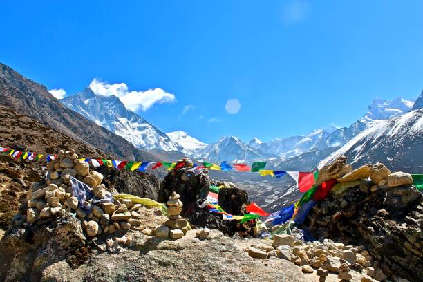 istock Mt. Everest memorial site 834923852