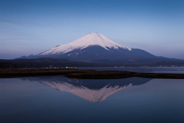 istock Mount Fuji in winter sunrise 834937588