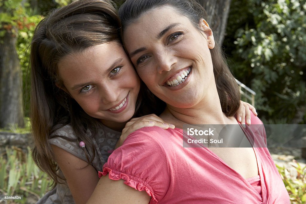 mother and daughter  10-11 Years Stock Photo