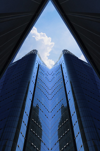 High-rise buildings in Shiodome, Tokyo