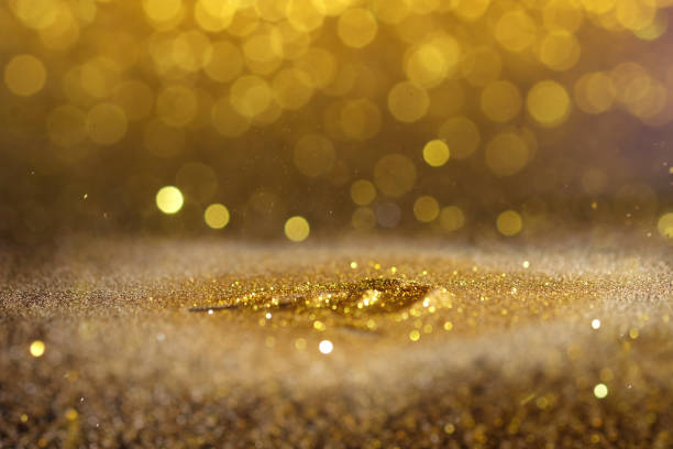 istock Sprinkle glitter gold dust textured abstract background elegant 834994788