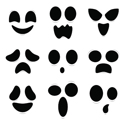 Silhouette Ghost Faces Stock Illustration Download Image Now Silhouette Ghost Faces Stock Illustration Download Image Now