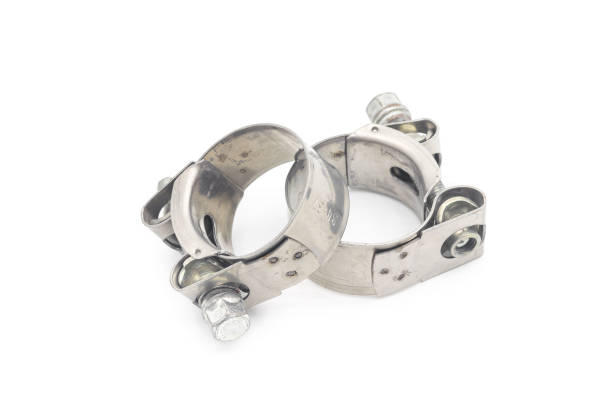 istock Metal clamp on white background. 835029994