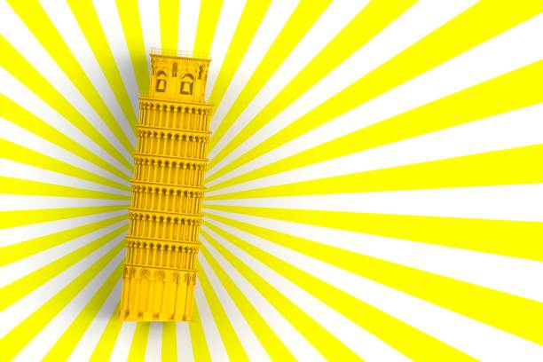 miracle tower model isolated on white background