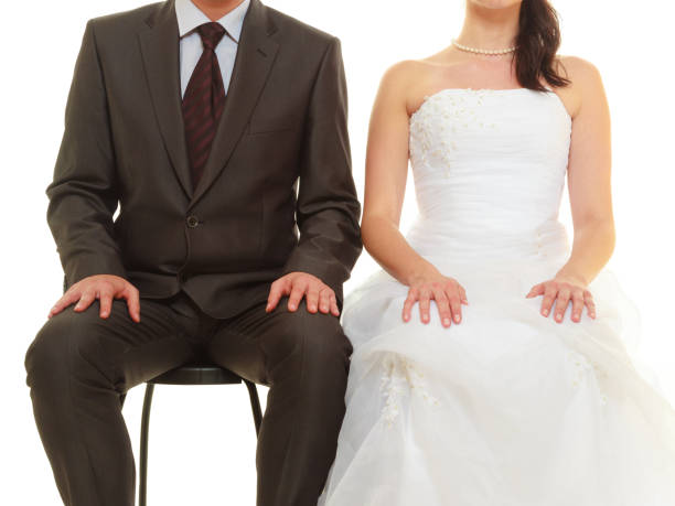 istock Groom and bride couple waiting for wedding 835042266