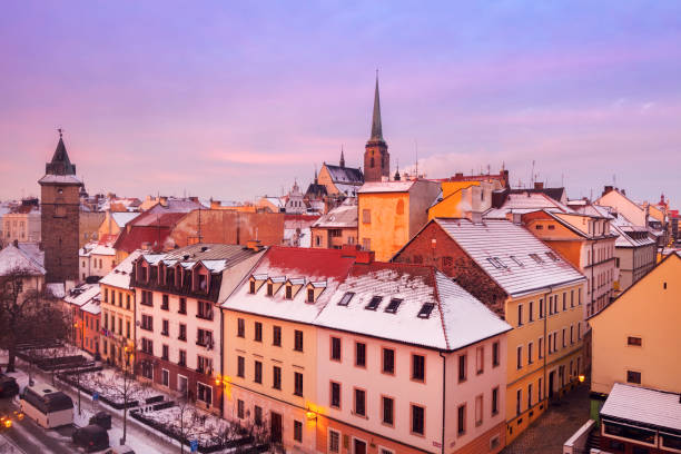 istock St. Bartholomew Cathedral and Old Water Tower in Pilsen 835056082