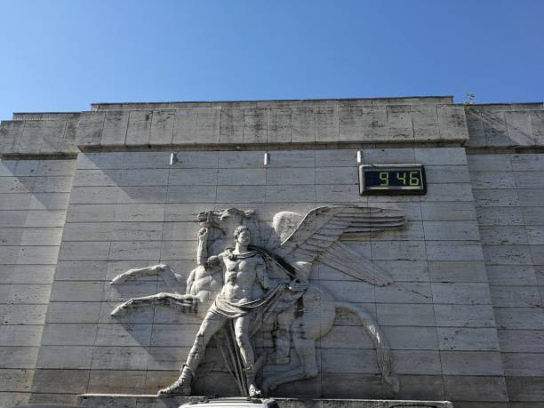 istock Rome - Bas-relief of Bellerophon and Pegasus 835057980