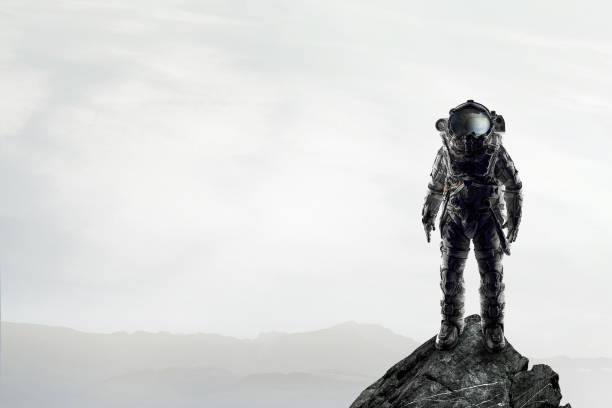 istock Adventure of spaceman. Mixed media . Mixed media 835071606