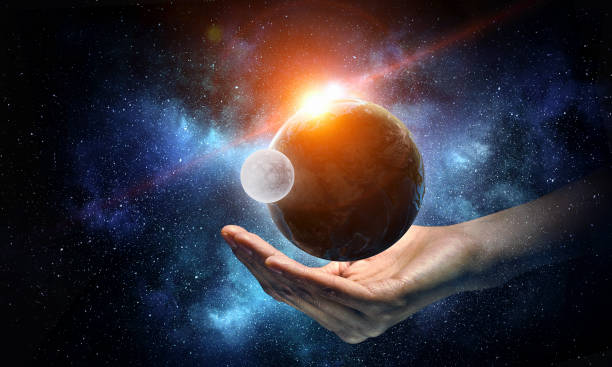 istock Whole world in hands. Mixed media . Mixed media 835098804
