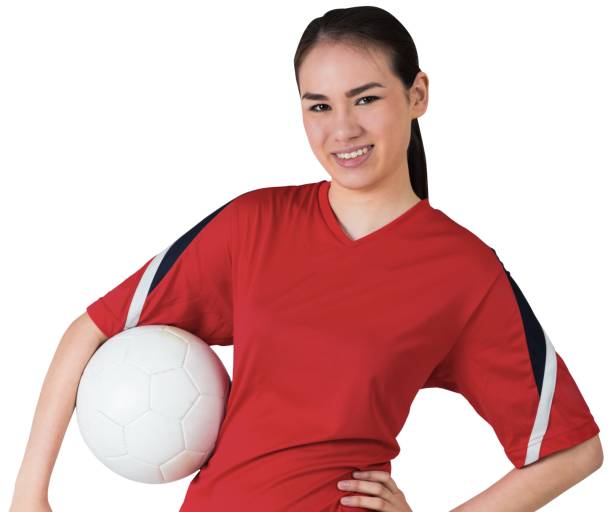 istock Smiling asian football fan looking at camera 835113764