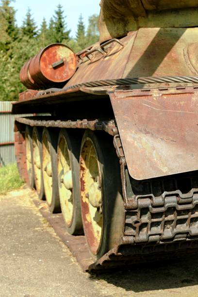 istock Historical T34 tank in the museum 835113922