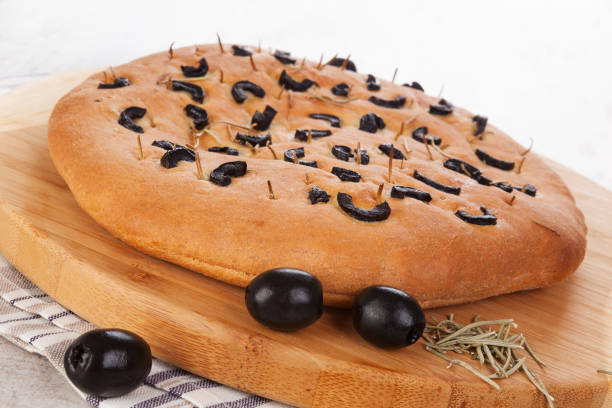 istock Fresh baked focaccia 835126656