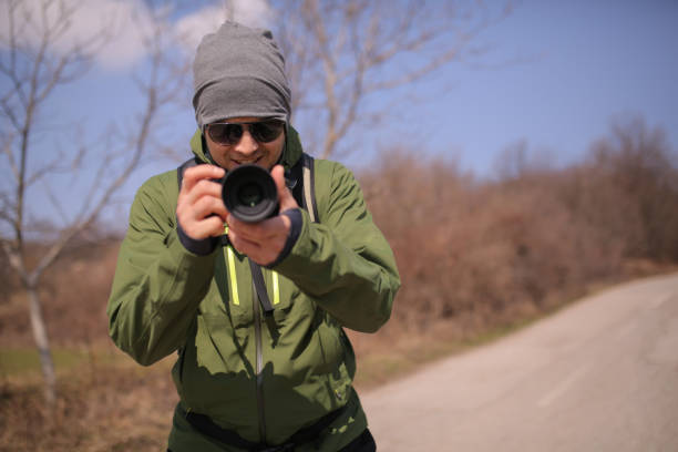 Photographer in action