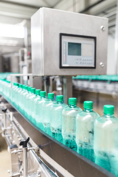 istock Water bottling factory 835164842