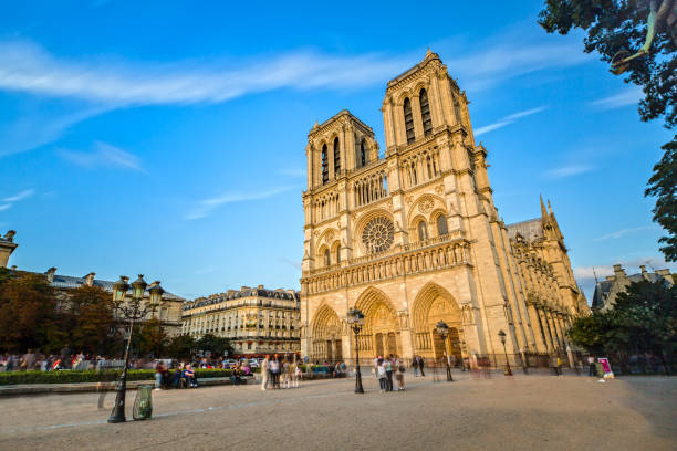 istock Notre Dame in Paris at Golden Hour 835192320