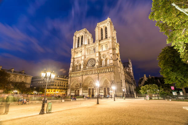 istock Notre Dame in Paris at Night 835194544