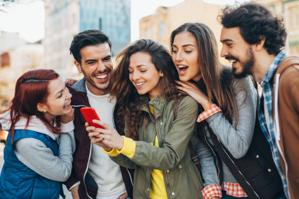 istock Friends texting in the city 835194914