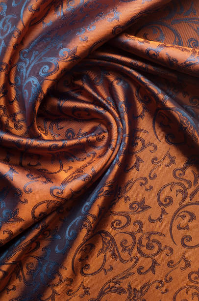istock The texture of the silk fabric. 835195368