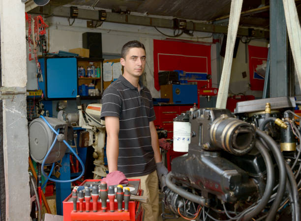 istock Portrait of a young mechanic in his workshop 835206868