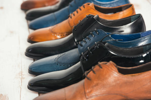 istock Elegant men shoes in detail 835207342