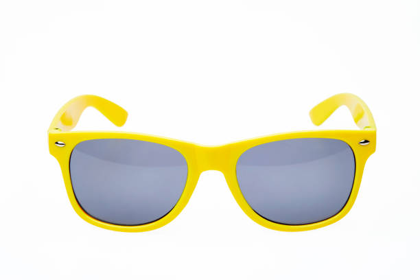 istock Studio shot on white background: yellow sunglasses 835207396