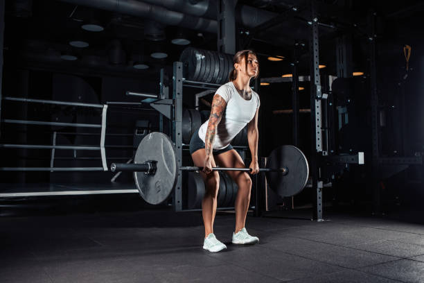 istock Woman in sportswear doing  workout 835207468