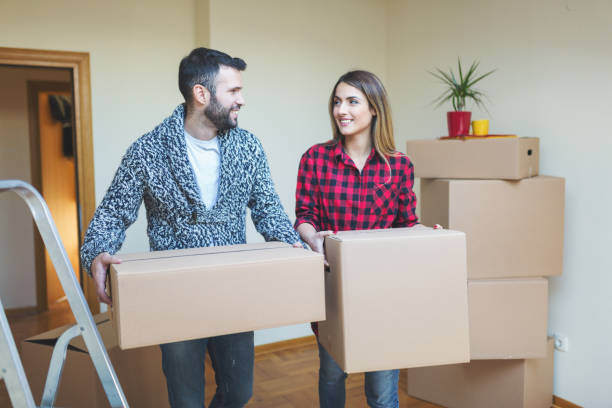 istock Couple moving into a new home 835231832