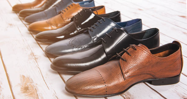 istock Men shoes collection - different models and colors 835233624