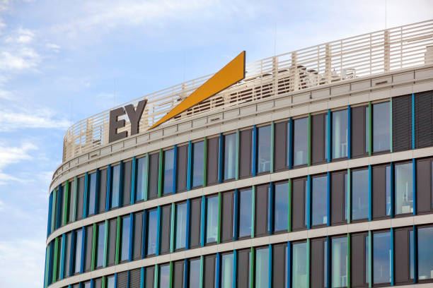 Ernst and Young, Stuttgart stock photo