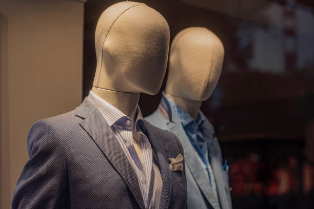 istock Men elegant suits in a store in Madrid 835255676