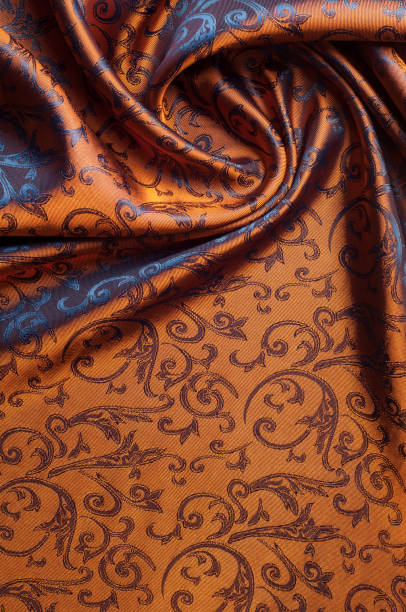 istock The texture of the silk fabric. 835276042