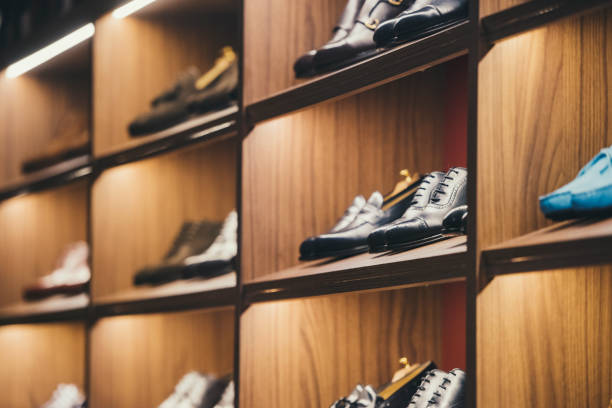 istock Men shoes in a store in Madrid 835281400