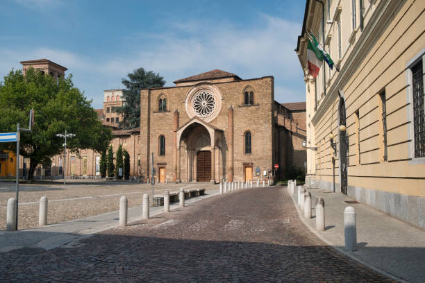 Lodi (Italy): San Francesco church Lodi (Lombardy, Italy): exterior of the medieval San Francesco church lodi italy stock pictures, royalty-free photos & images
