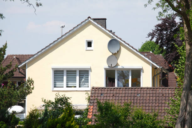 istock Residential building, detached house, trees 835316830