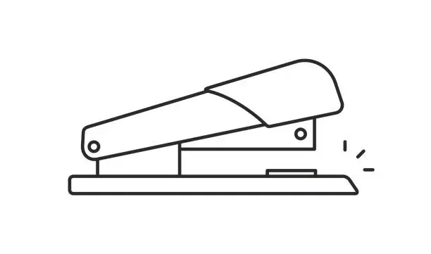 Vector illustration of Stapler vector icon