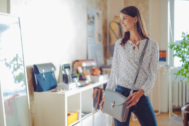 Shopping in a showroom
