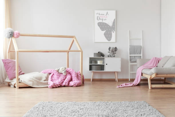 Baby room with poster