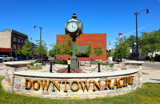 Racine or is a city in and the county seat of Racine County, Wisconsin, United States. It is located on the shore of Lake Michigan at the mouth of the Root River.