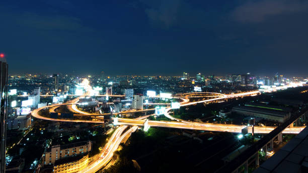 istock Bangkok Expressway and Highway top view, Thailand 835408156