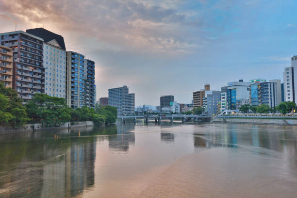 istock Hiroshima Skyline and the River in Japan. 835435964