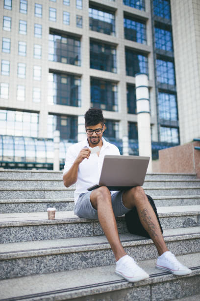 istock Business man in city 835453760