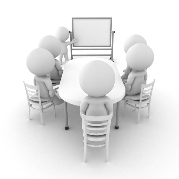 istock 3D illustration of a whiteboard presentation 835472352