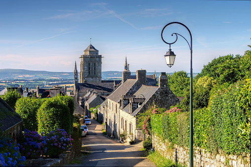 medieval village of Locronan, Brittany in France