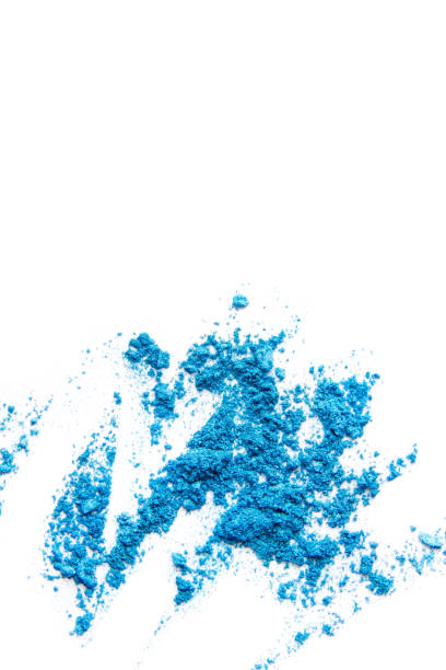 istock Eyeshadow Cosmetic Powder Scattered Copy Space. various set isolated on white background. The concept of fashion and beauty industry. Abstract, place for text, the texture mineral makeup 835478312