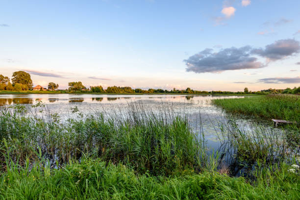 istock colorful clouds over the summer lake 835518114