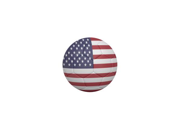 istock Football in america colours 835524900