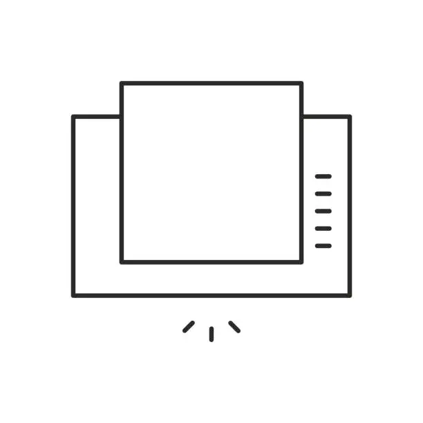 Vector illustration of Extractor hood icon
