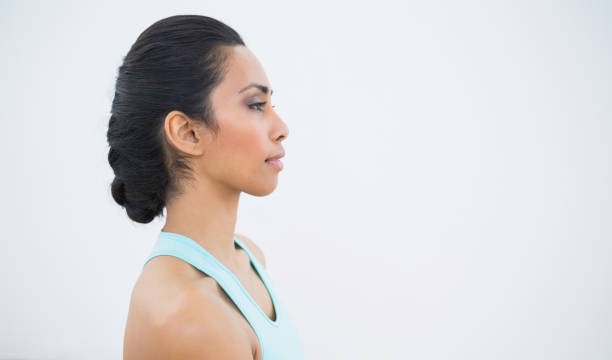 istock Content sporty woman meditating 835567742